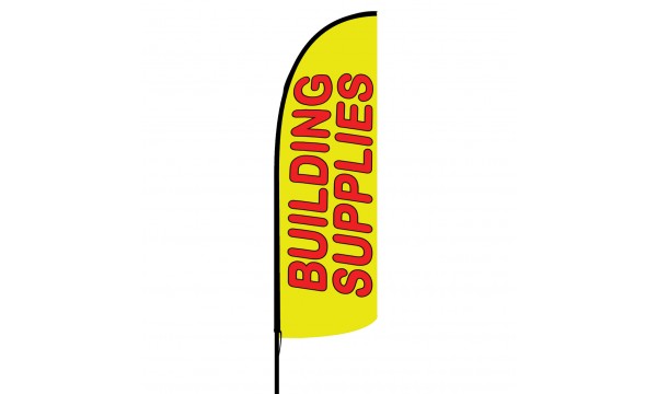 Building Supplies Custom Advertising Flag